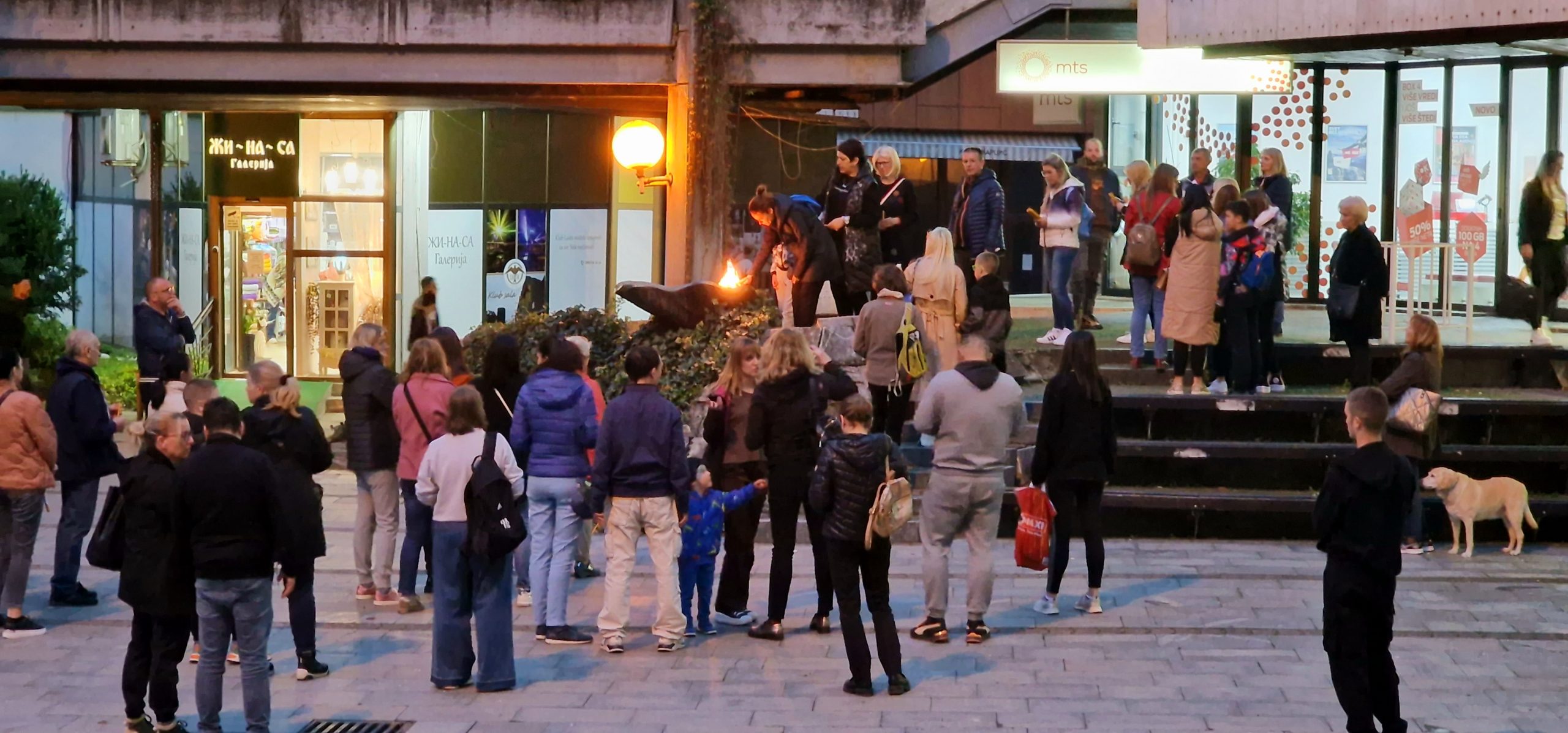 Paljenje sveća Ubistvo OŠ Vladislav Ribnikar Paljenje sveća Ubistvo OŠ Vladislav Ribnikar