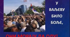 Protest Srbija protiv nasilja u Valjevu