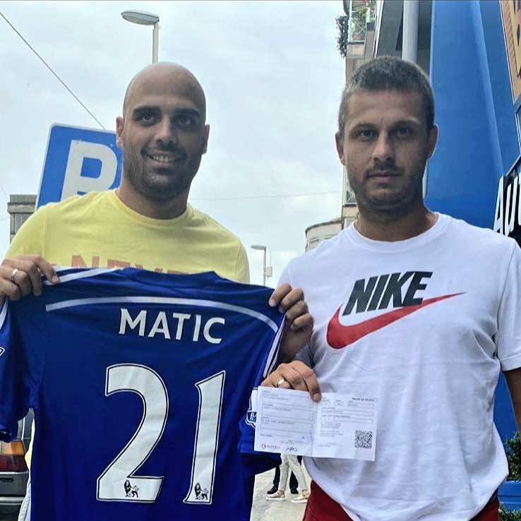 Vladimir Krstić - dres Nemanje Matića Vladimir Krstić - dres Nemanje Matića