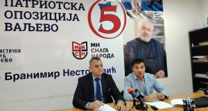 Ujedinjena patriotska opozicija Valjevo - Milan Petrović i Milan Savić