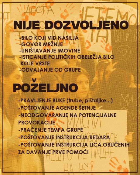 Protestni marš Valjevska gimnazija (1) Protestni marš Valjevska gimnazija (1)