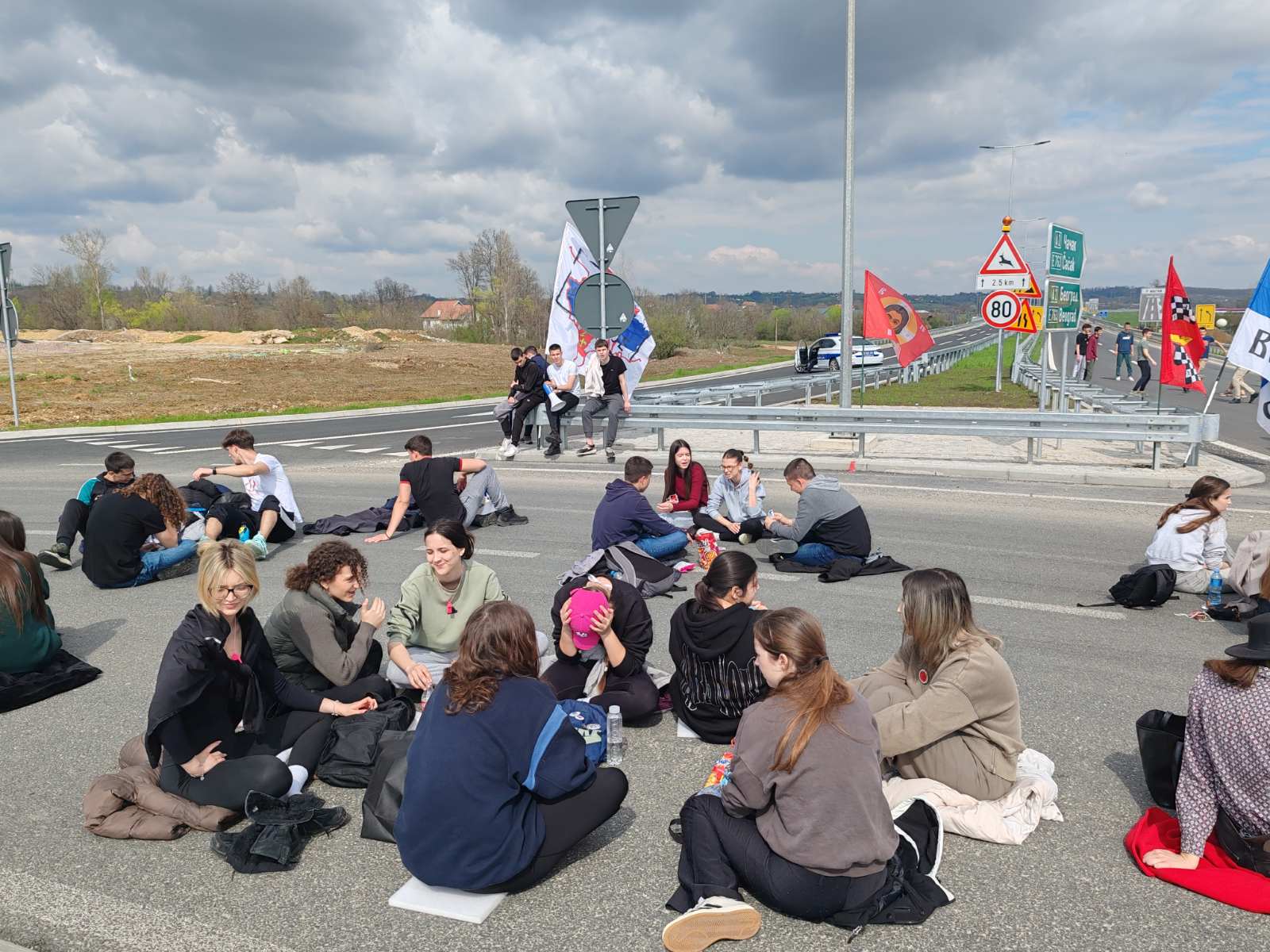 Blokada kružnog toka Valjevo (6) Blokada kružnog toka Valjevo (6)