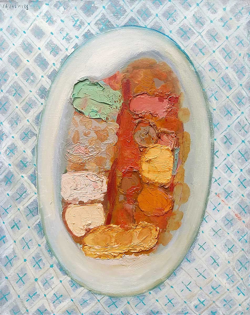 Velizar Krstić, STUDIJA 12, ulje na platnu, 1997 Velizar Krstić, STUDIJA 12, ulje na platnu, 1997