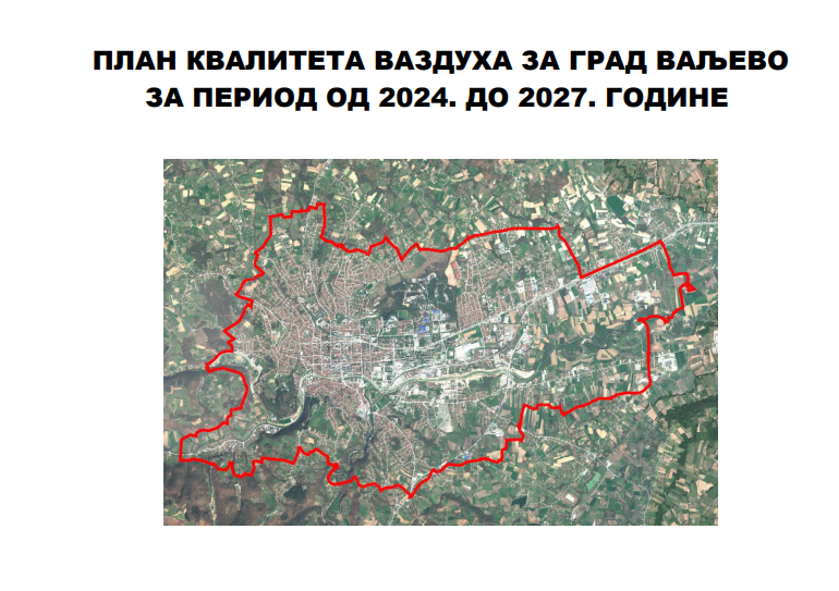 Plan kvaliteta vazduha 2024 2027 Plan kvaliteta vazduha 2024 2027