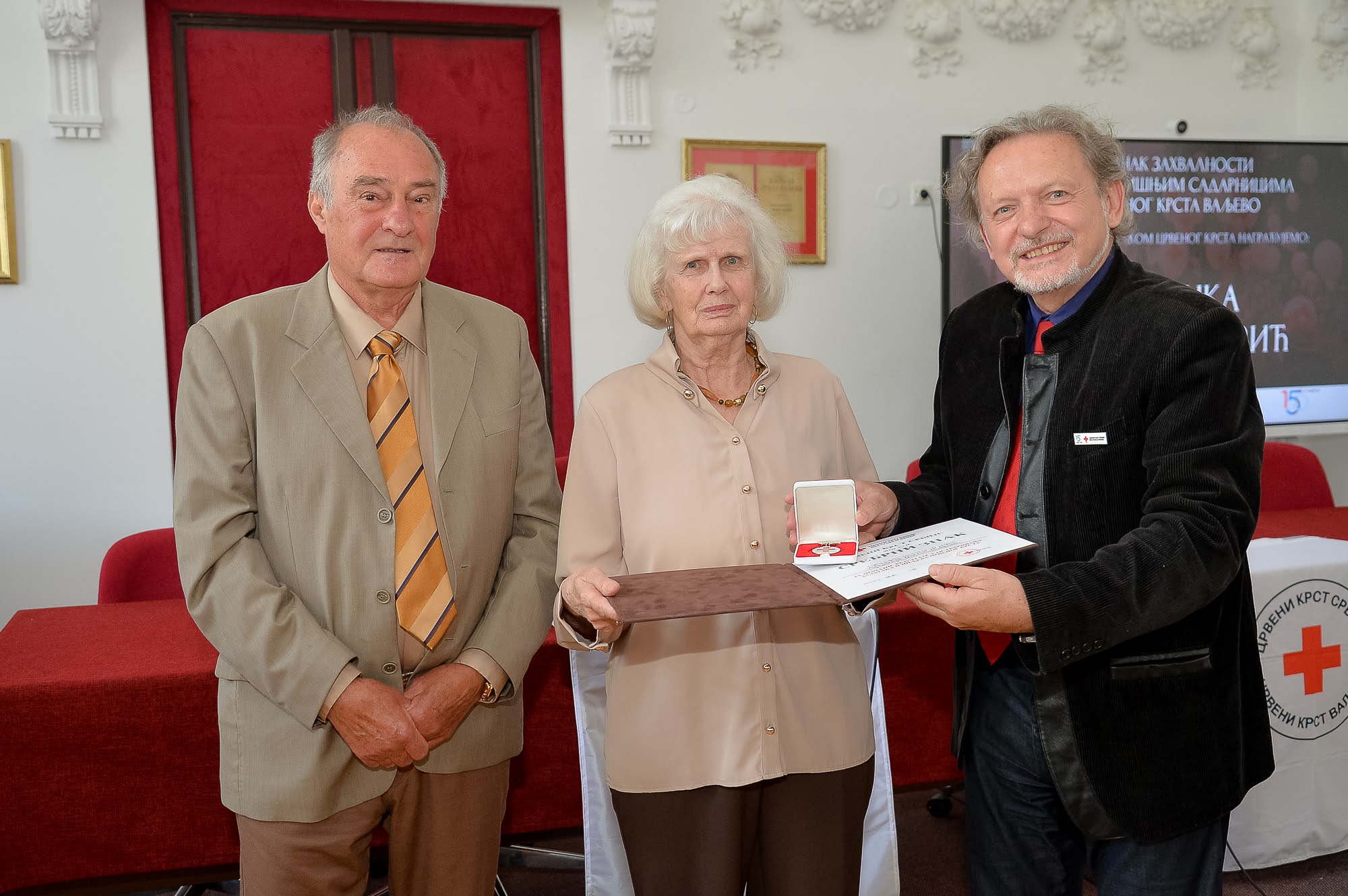 2026 05 08 Svetski dan Crvenog krsta Svecanost (12) Srebrni znak Ljubinka Milisavljevic
